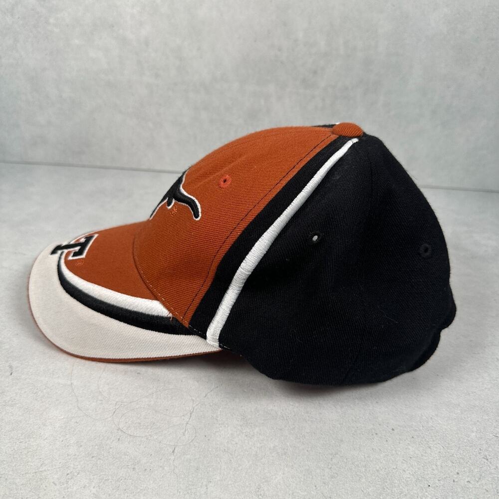 University of Texas Longhorns Hat Cap Mens Orange Black Twins Enterprise NCAA - Picture 3 of 8
